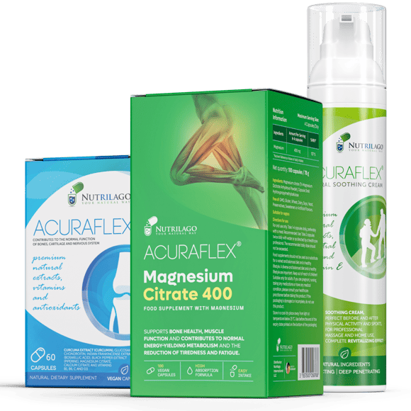 Acuraflex Capsules and Cream + Magnesium Citrate 400